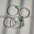 Purple Tulip Pearl Bracelet