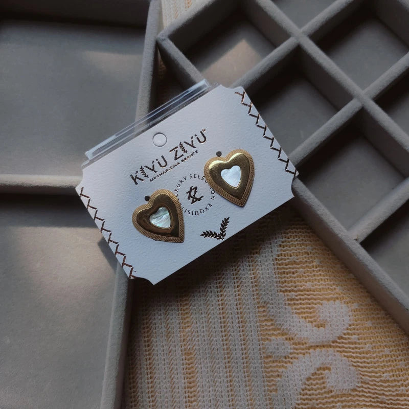 Heart Studs