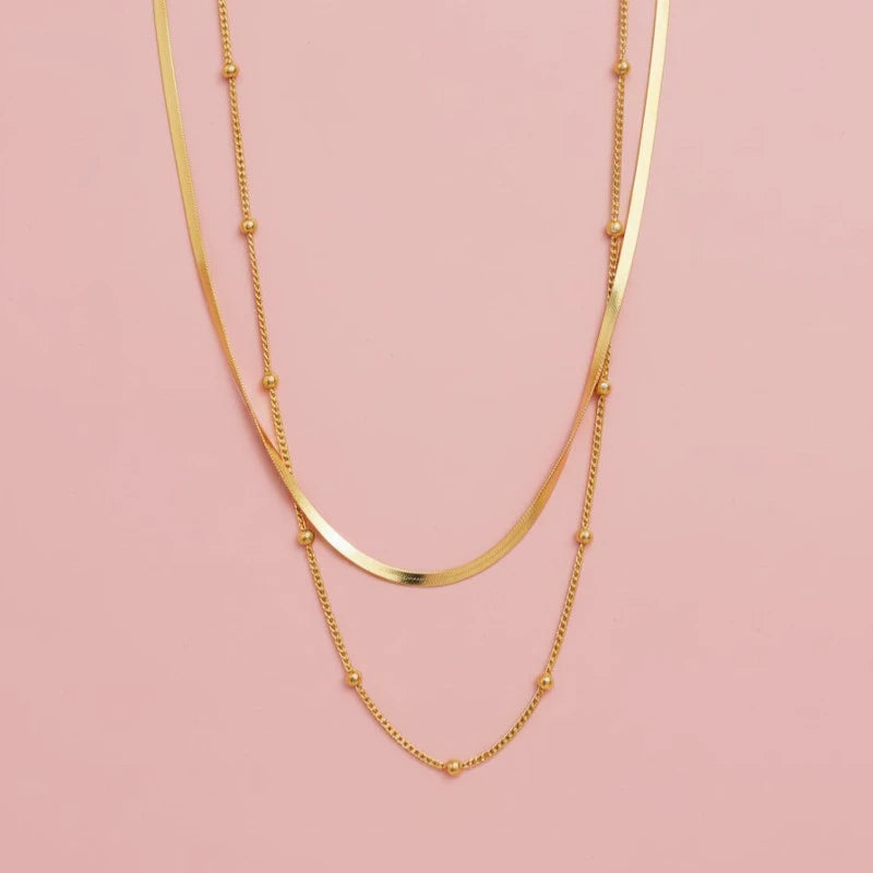 Double Layer Anti Tanish Necklace