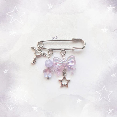 Bow Key Bag Charm