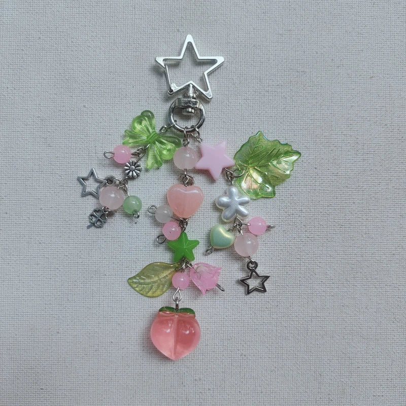 Peach Bag Charm