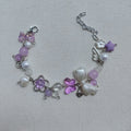 Purple Butterfly Bracelet