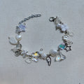 White Butterfly Bracelet