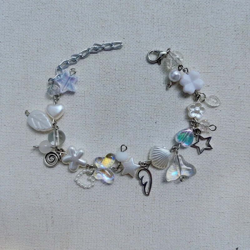 White Butterfly Bracelet