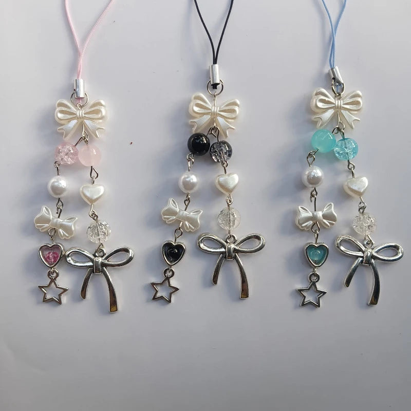 Bow Double Phone Charm