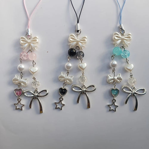 Bow Double Phone Charm