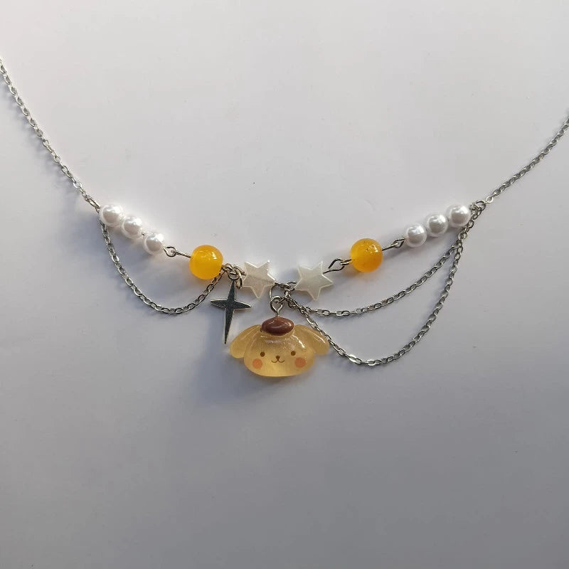 Pompom Necklace