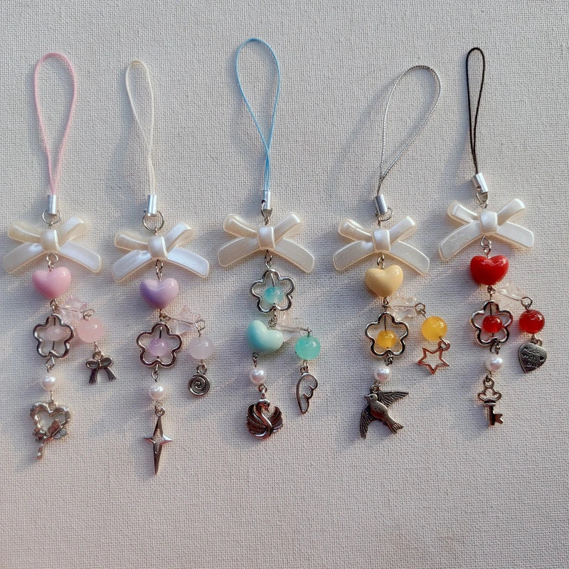 Minimal Bow Phone Charm
