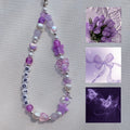 Purple Custom Name Phone Charm
