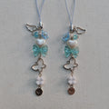 Butterfly Blue Phone Charm