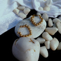 Ball Anti Tanish Hoop Earrings