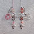 Dangler Bow Heart Phone Charm
