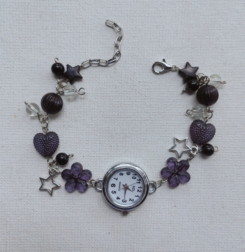 Black Flower Watch