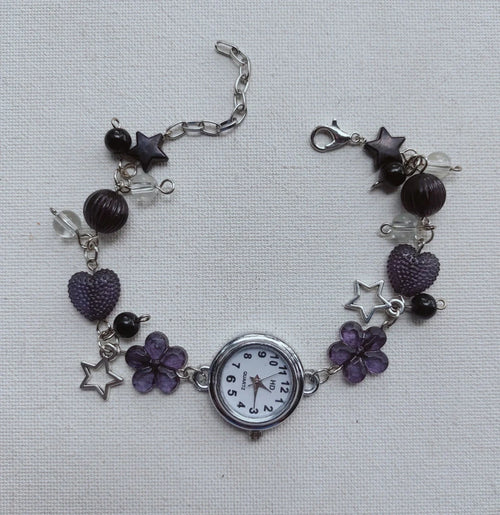 Black Flower Watch