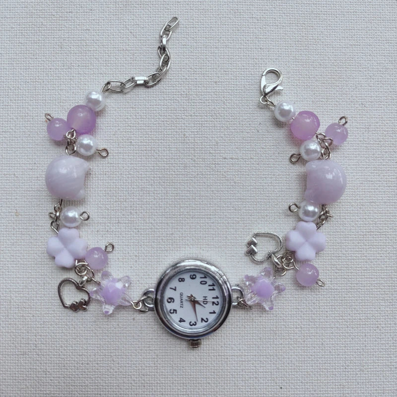 Purple Clover Watch