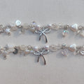 Bow White Bracelet