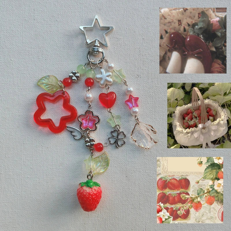 Jumbo Strawberry Bag Charm