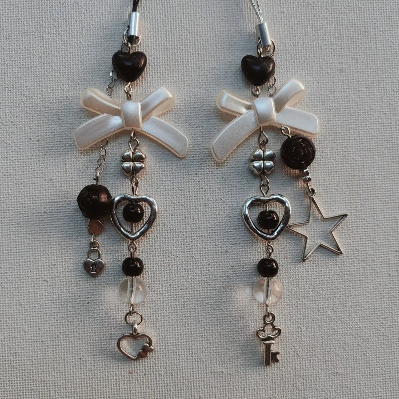 Dreamy Black Phone Charms