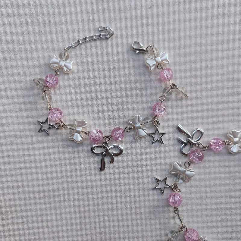 Purple Bow Bracelet