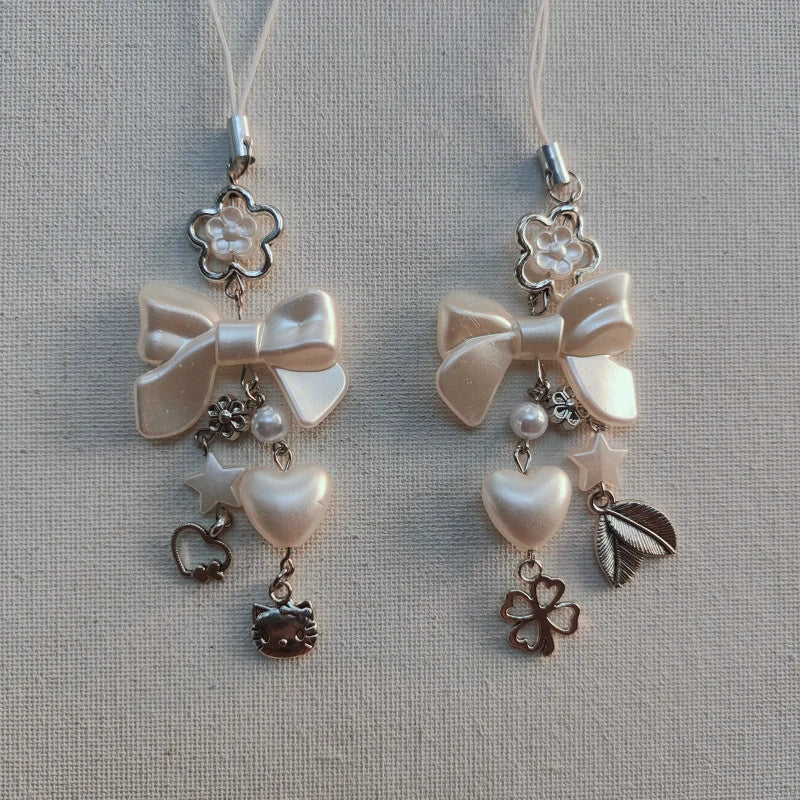 Drop Bow Phone Charm