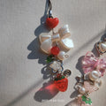 Resin Strawberry Phone Charm