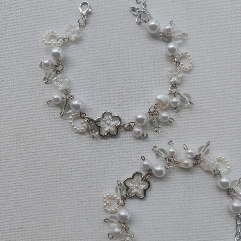 Pearl Floral Bracelet