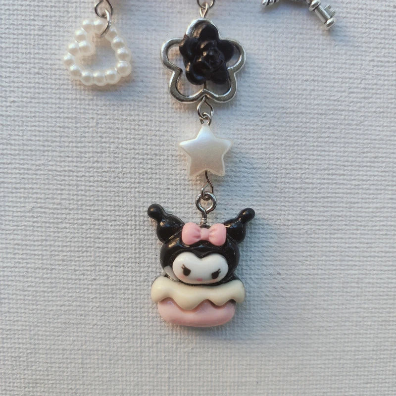 Cupcake Kuromi Bag Charm