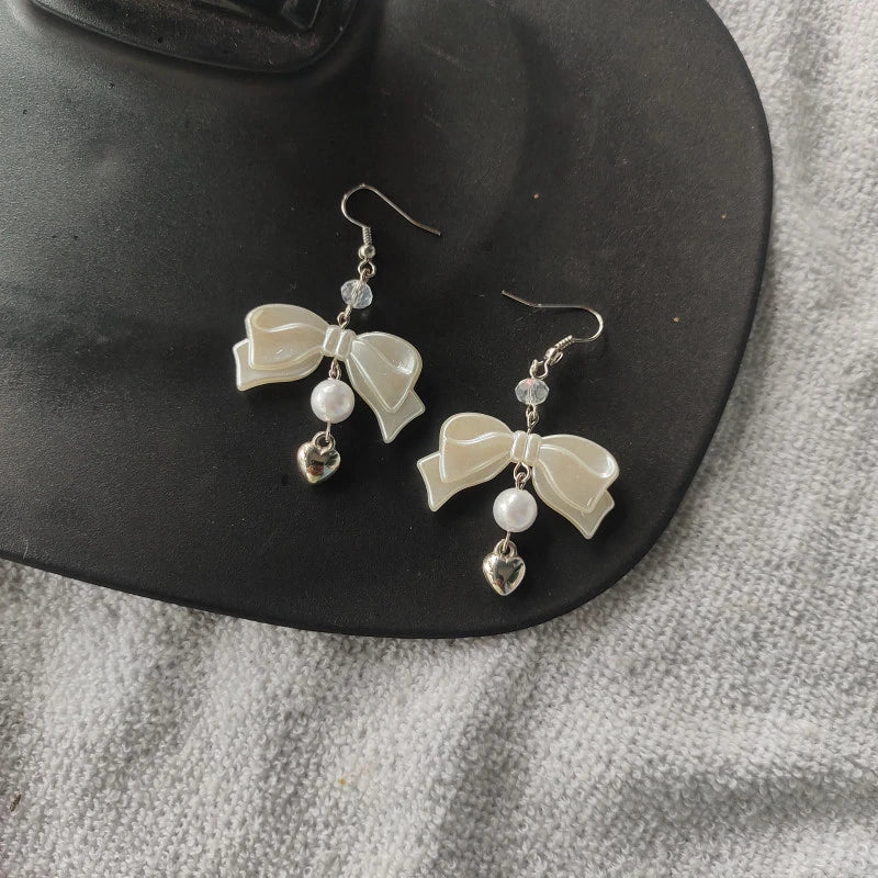 Drop Bow Earrings