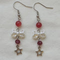 Red Star Earrings