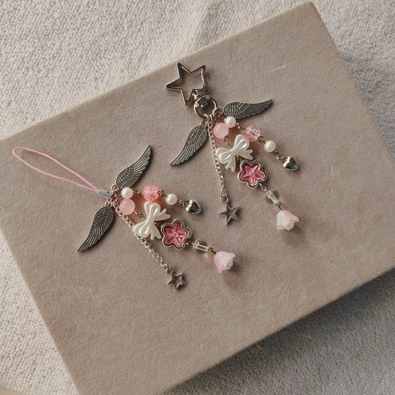 Pink Shine Bag Charm