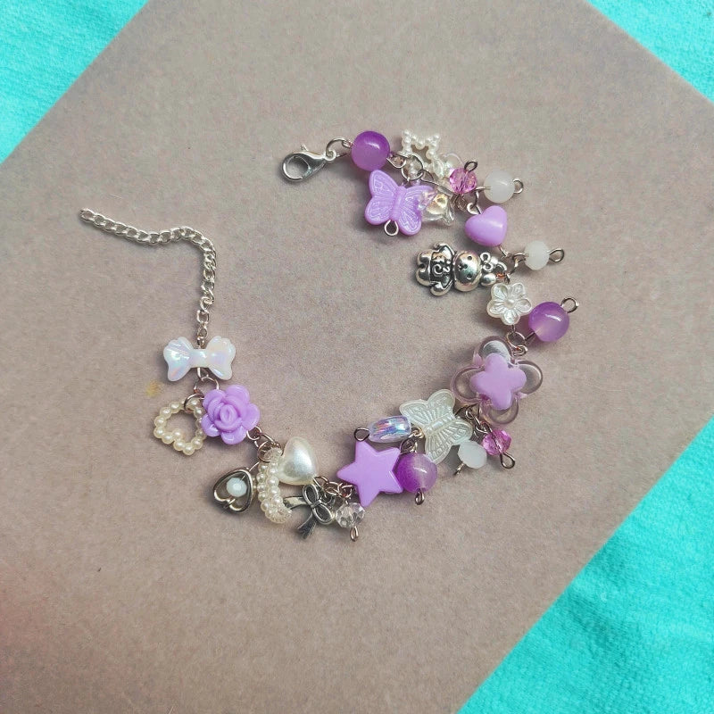 Purple Pintresty Bracelet