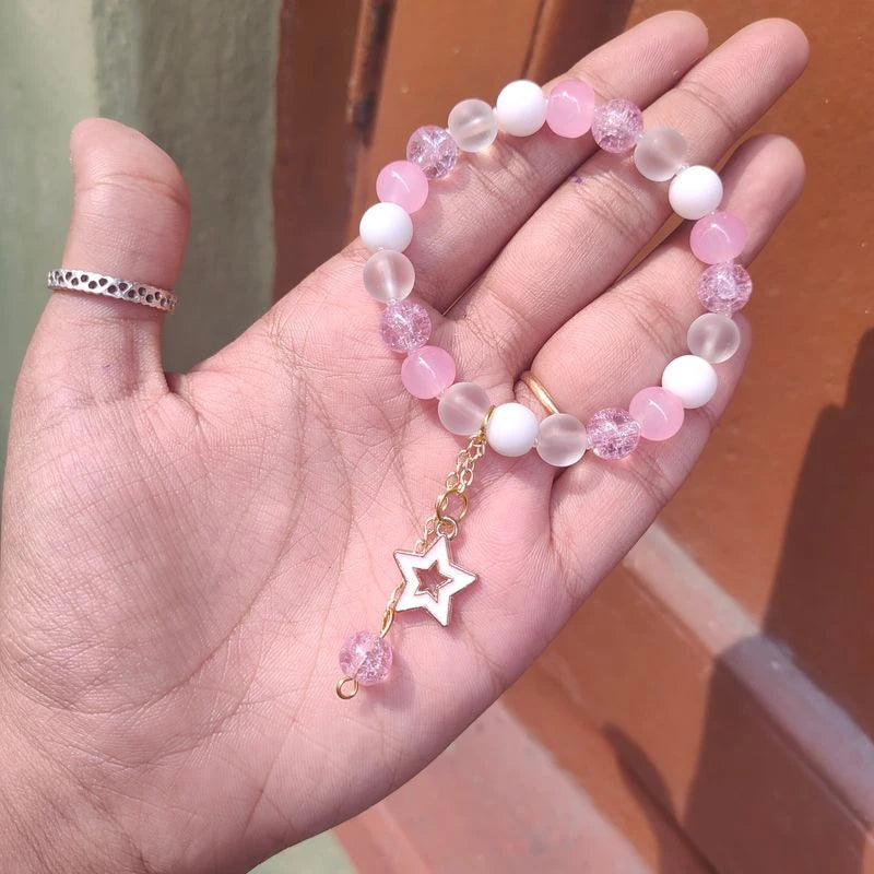 Pink Star Korean Bracelet