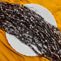 Black Crackle 8mm Beads