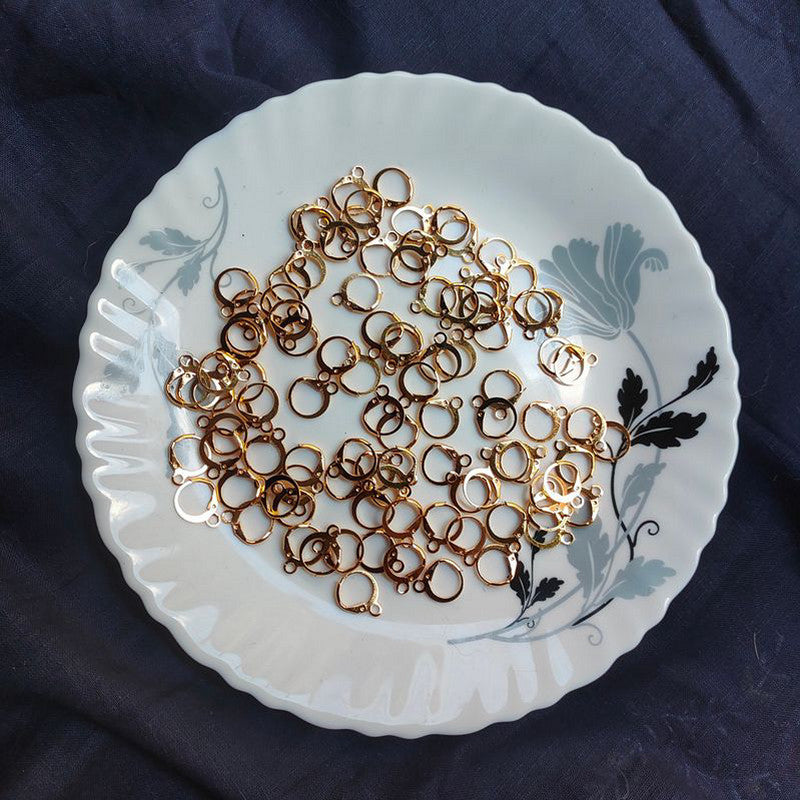 Golden Hoops Pair