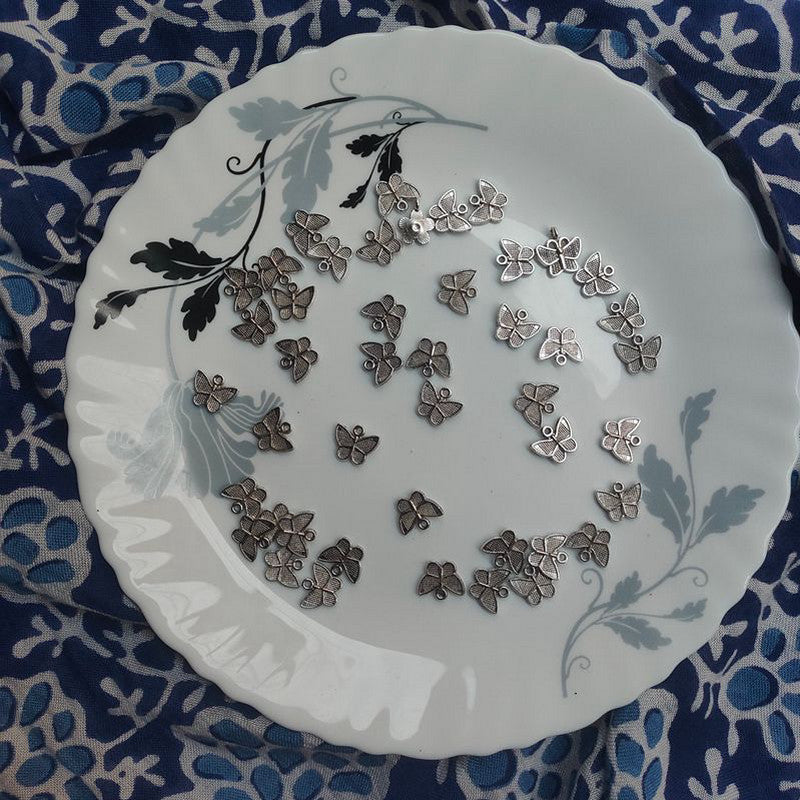 Silver Butterfly Charms