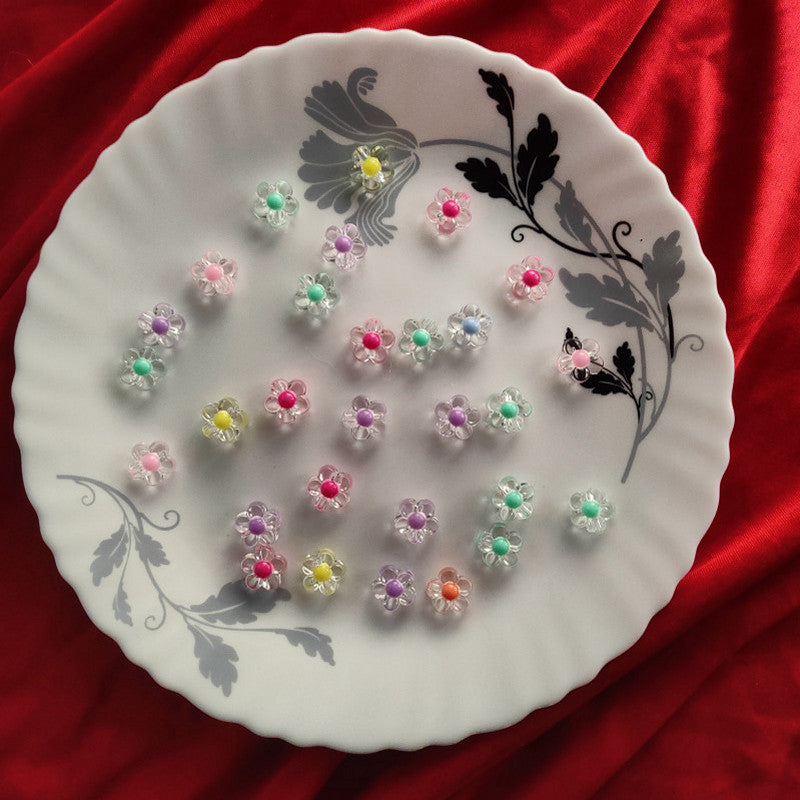 Mini Flower Beads Pack of 15