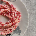 Red Pink Fimo Beads