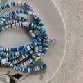 Navy Blue Fimo Beads
