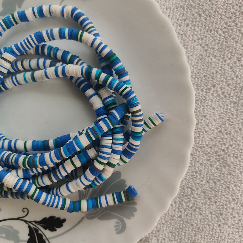 Navy Blue Fimo Beads