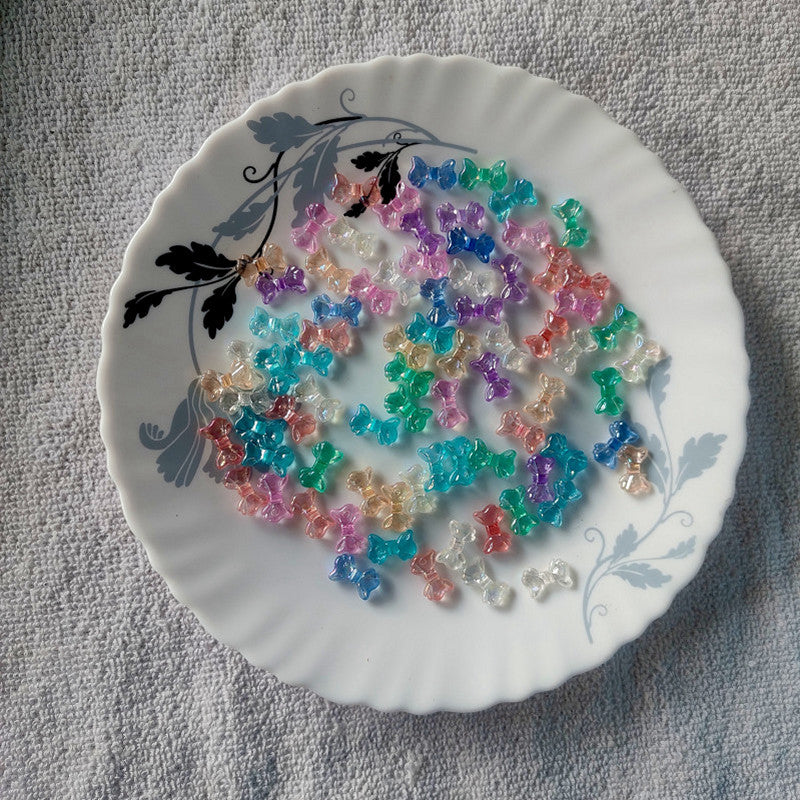 Holographic Mini Colourful Bow 40 Pieces