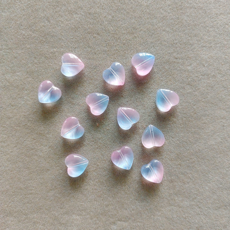 Dual Blue Heart Per Piece