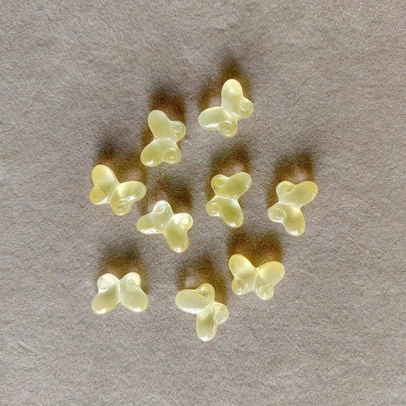 Yellow Glass Butterfly premium Per Piece