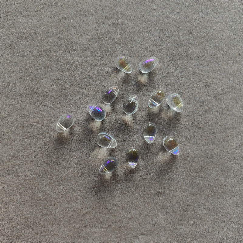 Holographic Clear Tear Drop Per Piece