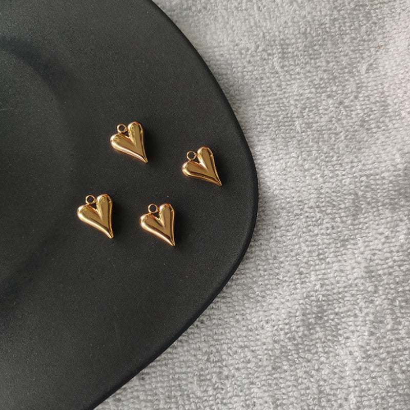 18K Gold Plated Heart Per Piece