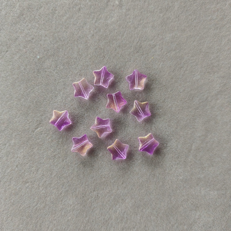 Purple Glass Star Premium Per Piece