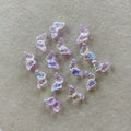 Purple Glass  premium Butterfly Per Piece