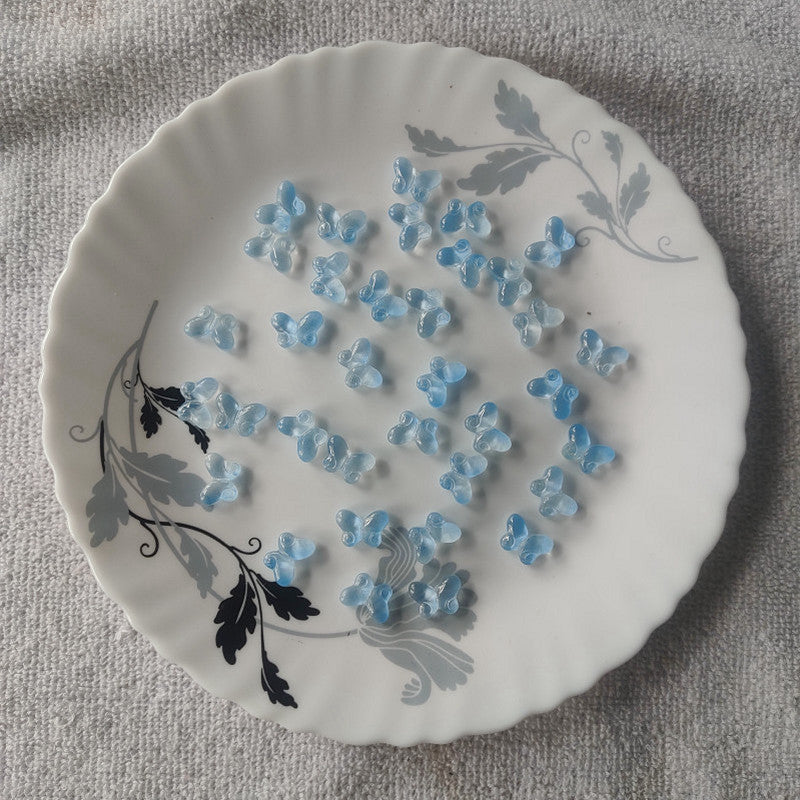 Blue Glass Butterfly premium Per Piece