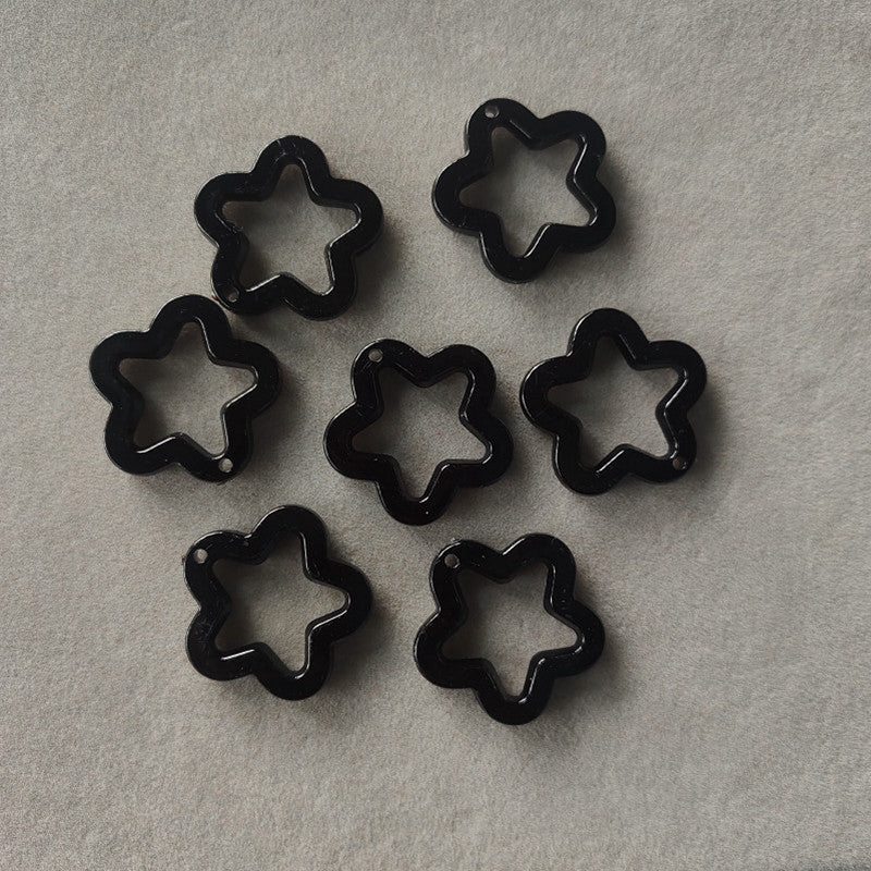 Acrylic Black Star Per Piece