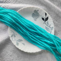 6mm Sky Blue Glass Beads