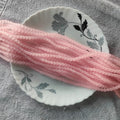 Pink 6mm Glass Beads